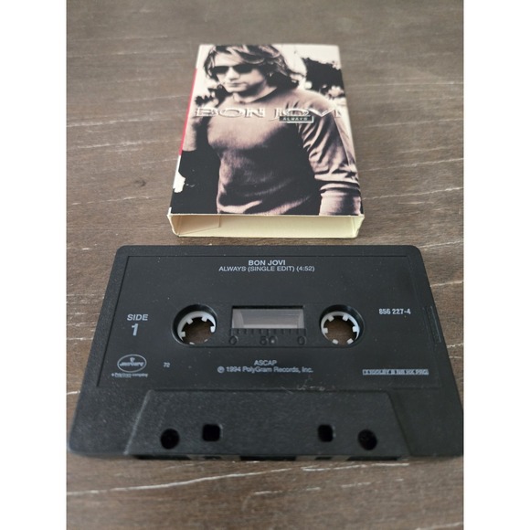 Bon Jovi - Always (Cassette Tape Single)‎ - Picture 3 of 5